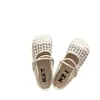 Medias Pantuflas Cerradas de Fondo Plano para Mujer, Zapatos de Pescador para Uso en Exteriores, Nuevas Sandalias Mary Jane Huecas Transpirables Verano 2026