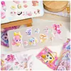 Auténticos Maravillosos y Lindos Brillantes Estrella Fugaz Burbuja 3D Pegatinas Lindas Dibujos Animados Niños Juguete DIY Pegatinas