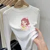 Colección de otoño e invierno: Camiseta interior térmica de manga larga para niños con estampados de dibujos animados, camiseta cálida, top casual y versátil, estilo moderno