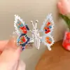 Pasador de Mariposa Móvil para Mujer, Pinza para Flequillo Lateral de la Frente, Nuevo Modelo de Celebridad de Internet 2022, Colgante, Estilo Fresco