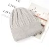 Gorro de Punto de Piel de Conejo Personalizado para Otoño e Invierno, Gorro Casual Unisex que Protege las Orejas, Gorro de Lana Grueso a la Moda