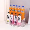 Estante de Exhibición para Bebidas de Escritorio Transparente Acrílico Escalonado Estante de Exhibición Snacks Jugo Estante de Almacenamiento Multicapa Estante de Supermercado