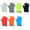 Guantes de Silicona Aislantes del Calor Amazon de Cinco Dedos para Cocina Resistentes a Altas Temperaturas Horno Microondas Guantes Antiescaldaduras Herramientas de Horneado