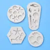 Venta al por mayor de Varios Tipos de Moldes de Silicona para Fondant de Conchas y Caracolas, Moldes para Decoración DIY de Resina, Serie Mundo Marino