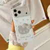 Glitters Coreanos Gato Kt Adecuado para Funda de Teléfono Móvil Apple 17Promax Iphone16 Lazo 13 Anticaída 14 Duro 15