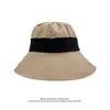 Nuevo Sombrero de Pescador de Ala Ancha Estilo Japonés, Protección Solar Versátil, Sombrero Cubo Plegable, Sombrero de Sol para Vacaciones en la Playa para Mujeres
