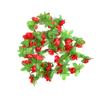 Simulación de fábrica vid de rosa de 42 cabezas tira de peonía pequeña vid de flor falsa enredada flor de plástico decoración de boda transfronteriza