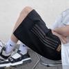 Pantalones cortos de retazos a rayas para hombre, marca de moda de verano, pantalones de hip hop de calle, pantalones casuales retro americanos de cinco puntos