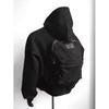 Diseño Único de Espalda Mochila Tridimensional Cárdigan Sudadera para Hombre Otoño Casual Versátil Chaqueta Corta de Pareja