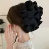 Pinza de Garra de Burbuja de Nube de Satén Estilo Coreano para Mujer Pinza de Tiburón Grande de Alta Gama 2026 Nuevo Estilo Pinza para el Cabello Adelgazante para la Cara Tocado