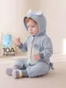 Jellybaby Roupas de Bebê Macacão de Manga Longa para Recém-Nascido Novo Traje de Engatinhar Outono Roupas para Bebê de 0 Meses Outono
