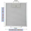 Adecuado para Filtro de Campana Extractora Broan 19329133 Filtro de Grasa 260X230X9Mm Malla de Filtro