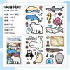 Paquete de pegatinas lindo y moderno para decoración, pegatinas DIY para agendas, pegatinas de dibujos animados para fundas de teléfono, pegatinas estilo Ins