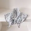 Menina do Chá Doce! Lenço Triangular Estilo Coreano Estilo Mori Lenço Ultrafino Primavera e Verão Estilo Ins Lenço Triangular de Algodão e Linho
