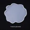 Molde de Resina de Cristal DIY Amapola Decoración de Mesa Irregular Posavasos de Encaje Molde de Silicona Fábrica Venta al por Mayor Europa