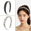 Nova faixa de cabelo da Amazon com 1,8 cm de largura, com toque de alta qualidade, estampa de leopardo, adequada para mulheres usarem ao lavar o rosto, faixa de cabelo antiderrapante feita de material de PC