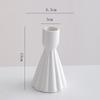 Suporte de Vela Cerâmico Simples Criativo Shumen Decoração de Casa Mesa de Entrada Jantar à Luz de Velas Decoração Romântica com Velas