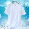 2024 novo verão simples manga curta masculina estilo coreano moda marca moda Seda de Gelo meia-manga Camiseta peça única entrega