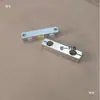 Abrazadera de Fijación de Doble Agujero Paralelo Extendido Mismo Diámetro Conector de Eje Óptico Misma Dirección Bloque de Fijación Abrazadera de Bloqueo de Eje Óptico de Aleación de Aluminio