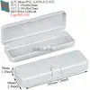 Caixa de Kit de Higiene Pessoal com Porta-Escova de Dentes e Pasta de Dente de Encaixe, Caixa de Raspador de Língua, Caixa de Escova de Dentes Elétrica de Plástico, Caixa de Armazenamento de Pasta de Dentes e Escova de Dentes