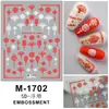 Adesivos de Manicure Homem Leão Ano Novo 2024 Adesivos 5D Embossados Tendência Nacional Leão Festivo Ruyi Cabeça de Leão Adesivos Tridimensionais para Unhas