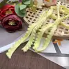 Accesorios de Encaje de Diente de Perro con Bola de Pelo Colorida de Gama Alta Cinturón Decorativo Cinta Tejida Hecho a Mano DIY Accesorios para Ropa Lolita