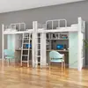 Literas personalizadas de acero y hierro forjado para dormitorios escolares, camas para apartamentos de dormitorios estudiantiles, camas combinadas de hierro forjado para espacios pequeños