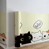 Papel de Parede Autoadesivo Estilo Cartoon Infantil e Puro Adesivos de Parede à Prova d'Água Papel de Parede para Casa Decoração de Parede de Fundo para Quarto Sala de Estar Adesivos