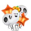 Combinación de Decoración para Fiesta de Halloween Transfronteriza Globo Calavera Calabaza Murciélago Globo Set de Globos para Fiesta de Halloween
