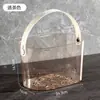 Cesta Transparente, Cesta de Banho, Cesta para Chuveiro de Banheiro, Cesta de Armazenamento para Artigos de Higiene Pessoal para Estudantes de Dormitório