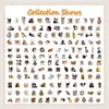 150 Pegatinas Populares de Emoticonos de Gato de Celebridades de Internet Transfronterizas, Pegatinas Decorativas Lindas y Peculiares de Cabeza de Gato para Diarios