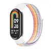 Adequado para Pulseira Xiaomi Mi Band 10 Loop de Nylon Pulseira Miband 9/Nfc Pulseira de Pulso Nova 8/Nfc Velcro