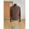 Nuevo producto de otoño: Camiseta base de punto con cuello alto pequeño y cremallera estilo old money, camiseta de manga larga, top pullover casual holgado