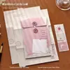 Conjunto de Papel de Carta Manhã Cedo Série Vida Papel de Carta Simples Retro Decoração de Presente Presente de Aniversário Papel de Carta
