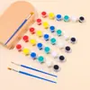 Pintura Acrílica 3ml Set de 12 Colores DIY para Graffiti, Pintura de Cometas, Muñecos de Yeso, Impermeable, Venta Caliente Transfronteriza Coloreado
