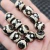 Cuentas de Tres Ojos Blanco y Negro Cuentas de Manzana Cuentas de Jade Cuentas de Ágata Accesorios para Pulsera Collar