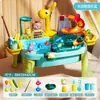 Modelo Nuevo Transfronterizo en Stock Fregadero Eléctrico Simulado para Lavar Platos Infantil con Agua Circulante Fregadero de Cocina Juguete Educativo