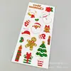 Tatuajes Temporales de Dibujos Animados de Cebolla Rosa Navideños de Un Minuto para Niños, Impermeables, Resistentes al Sudor, para Fiestas