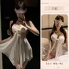 Lencería Sexy, Deseo Puro, Uniformes Eróticos Femeninos, Qqny, Coqueteo, Lencería Sexy, Mejora del Humor, Divertido, Sedoso, Tentación, Ropa de Dormir