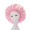 Nueva Gorra de Dormir de Satén Amazon Alta Elasticidad Seda Artificial Color Sólido Pañuelo para la Cabeza de Mujer Sombrero de Ala Ancha para Cuidado del Cabello y Belleza