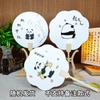 Guofeng Panda Tuan Fan Papel Personalizado para Caligrafia e Pintura Tinta e Lavagem Hanfu Fotografia de Viagem Estilo Chinês Criação Cultural Guocao Ventilador de Estilo Antigo