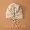 Nuevo gorro cálido de cachemir para proteger las orejas de otoño e invierno con cordones de doble cara, diseño para coleta, gorro de punto de lana versátil, ventas transfronterizas