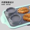 Forma de Silicone Dobrável para Bolo Transfronteiriça Forma para Assar Caseira Forma de Pão Forma de Donut Fácil de Desenformar Ferramentas de Confeitaria Estilo Nórdico