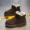 Botas de Nieve para Niños 2026 Estilo Nuevo Zapatos de Invierno Aterciopeladas Espesas Calientes de Algodón para Niñas Niños Adolescentes Botines Cortos