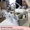 Bolsa de Fraldas de Feltro em Estoque Transfronteiriça, Bolsa Espessa para Fraldas de Mamãe e Armazenamento de Brinquedos Diversos, Bolsa Úmida de Fraldas de Feltro