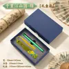 Conjunto de Caixa de Presente Caderno Estilo Nacional Personalizado Gong He Xin Xi Lembrança Milhas de Rios e Montanhas Presente de Volta às Aulas Presente de Formatura