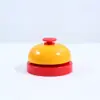 Campana de metal para responder, juguete para juegos de mesa, campana de servicio de pulsación manual, campana de palmada manual para entrenamiento y llamada de mascotas