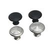 Manija de Gabinete de Acero Inoxidable de un Agujero Manija de Cajón con Cabeza de Champiñón Manija Redonda Pequeña Simple Moderna para Muebles Gabinete