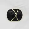 Botones Metálicos Ovalados de Líneas Geométricas Botones Decorativos de Puntos Coloridos Estilo Pequeño y Fragante Botones para Ropa de Mujer Abrigos Venta al por mayor