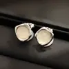 Brincos de Metal Vintage Olho de Gato Estilo Francês para Mulheres, Luxo Leve, Elegantes, Únicos, Modernos, Tendência, Brincos de Pressão Versáteis
